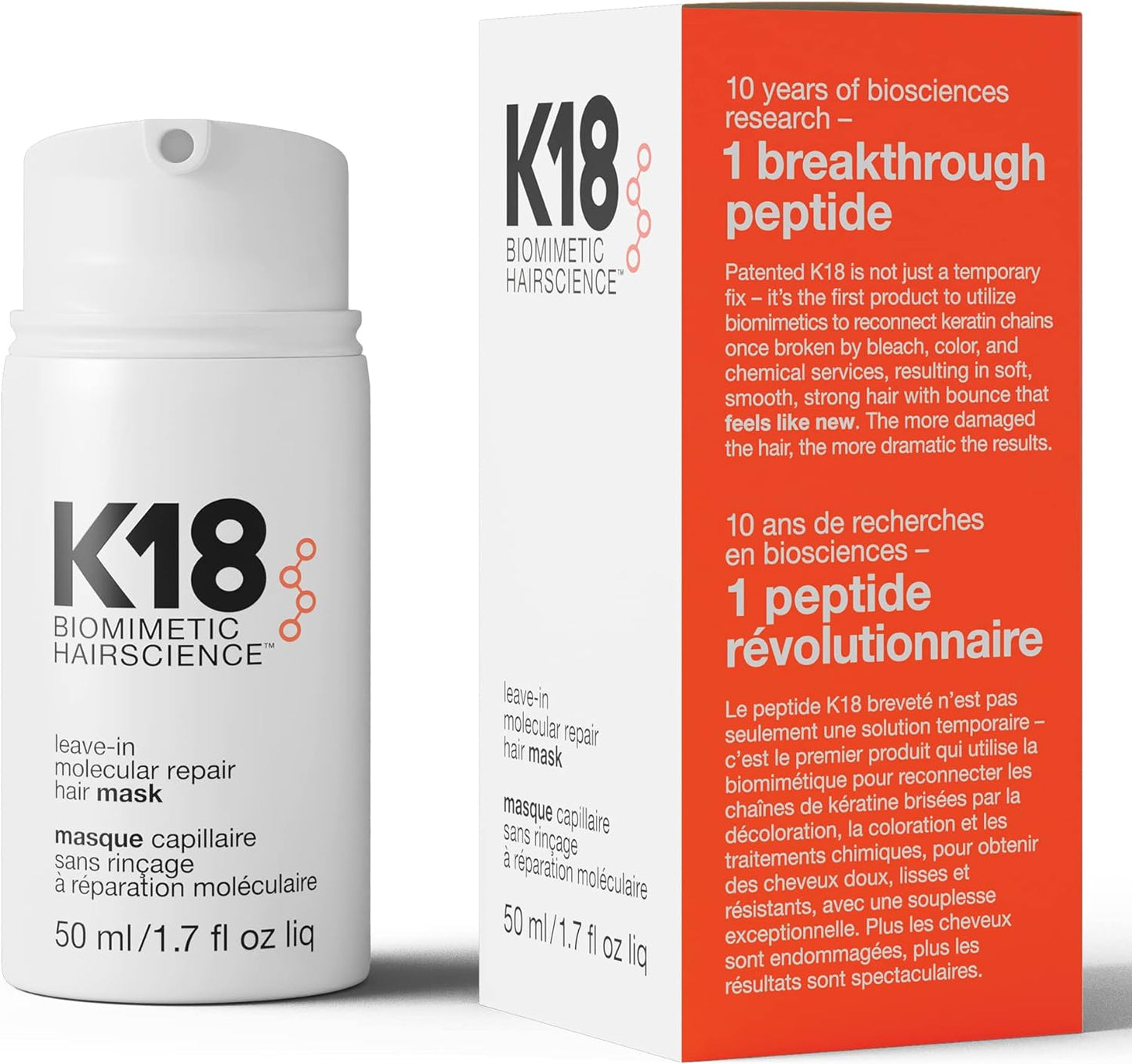 K18 - Leave-in Molecular Repair Hair Mask 50ml