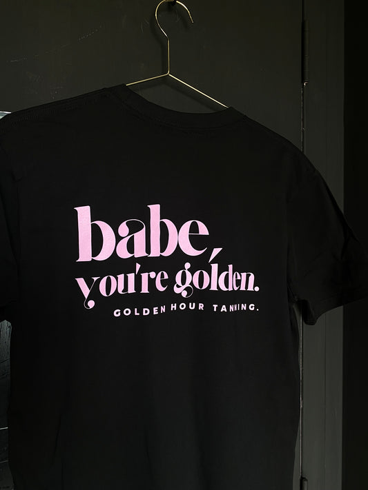 Golden Hour Tanning - Oversized Tee